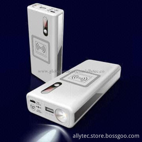 12,000mAh Mobile Phone Wireless Chargers with Car Vehicles Emergency Activated Power